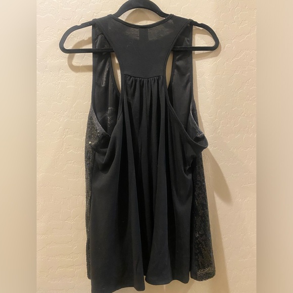 Black glitter tank top - Picture 2 of 4
